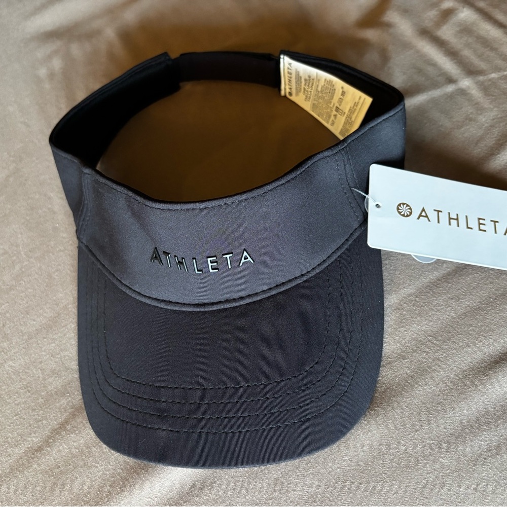 NWT Athleta black visor